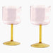 Pink and yellow