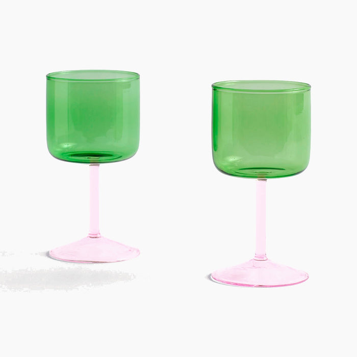 Green and pink
