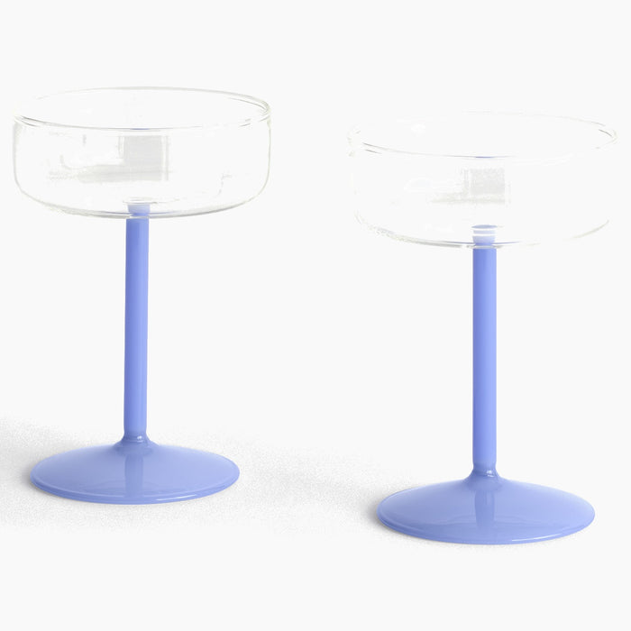 Clear and jade light blue