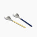 Dark blue and yellow