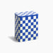 Blue and off-white