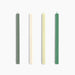 Greens and whites Set of 4