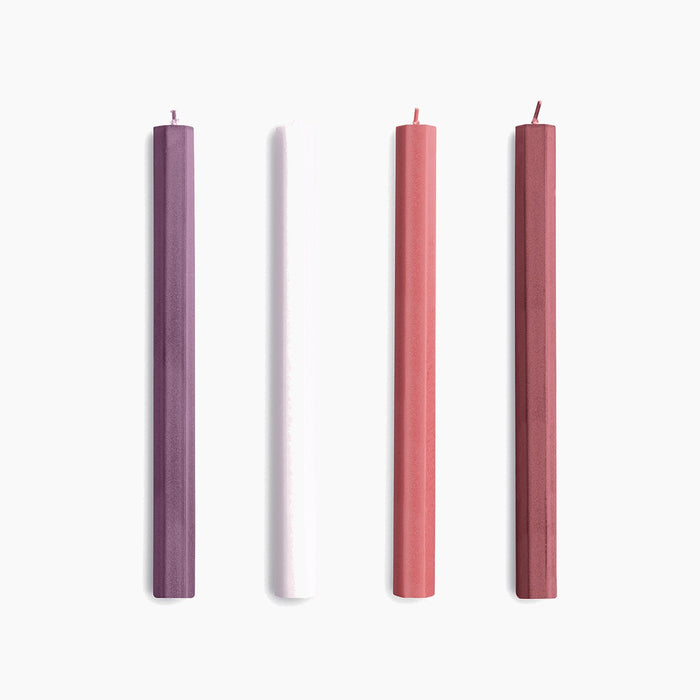 Reds and bordeaux Set of 4