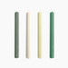 Greens and whites Set of 4