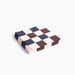 Light pink, bordeaux and black M check