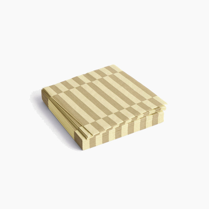 Cream and sand pillar stripe