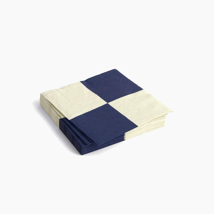 Off-white and dark blue L check
