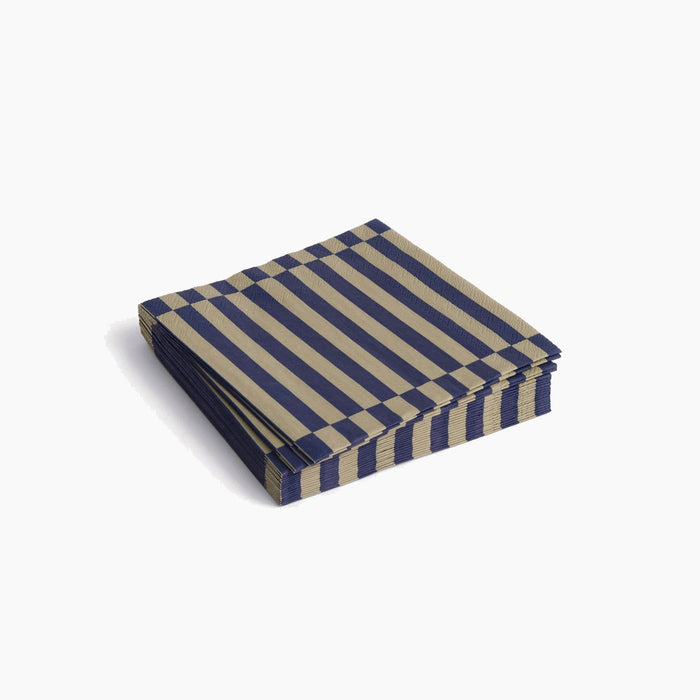 Dark blue and dark sand pillar stripe