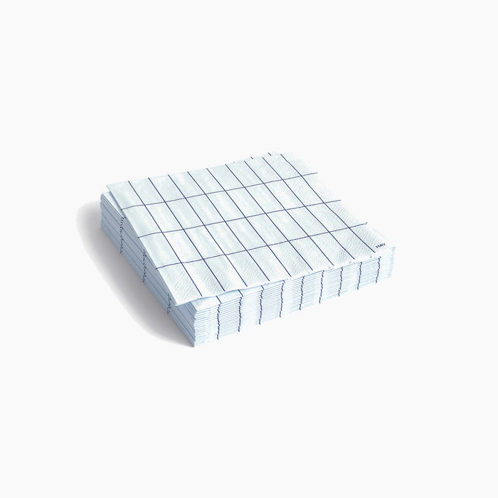 Light blue and blue grid
