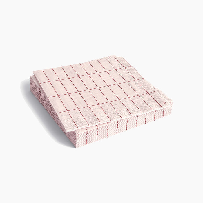 Light pink and red grid