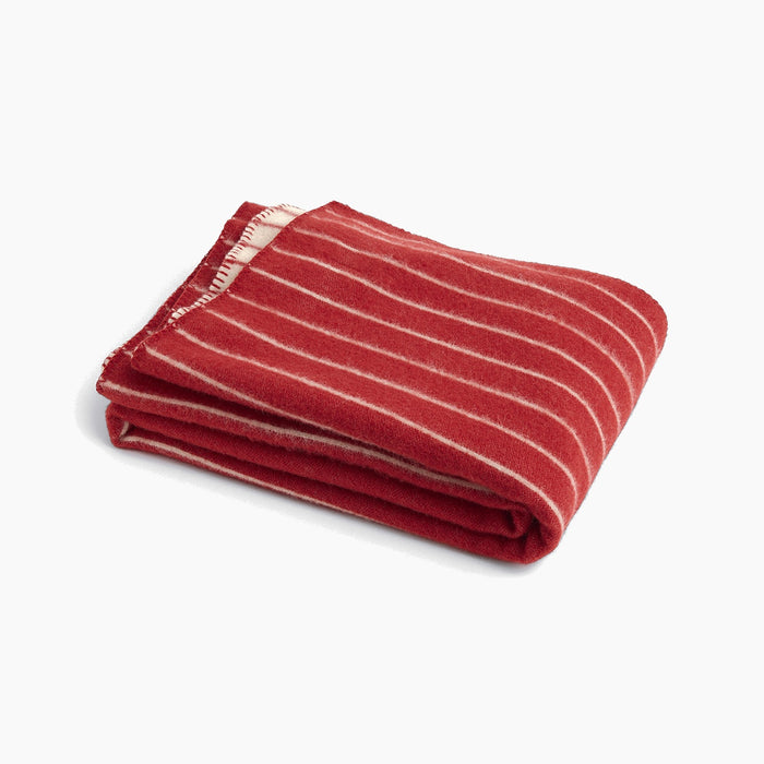 Beige with red stripe