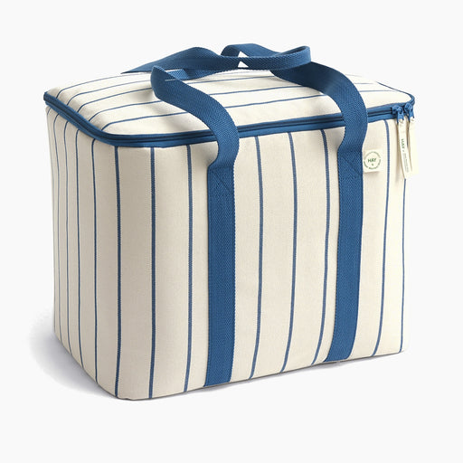 Beige with blue stripe