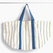 Beige with blue stripe