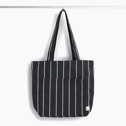 Black with beige stripe