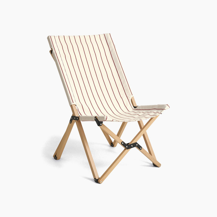 Beige with red stripe