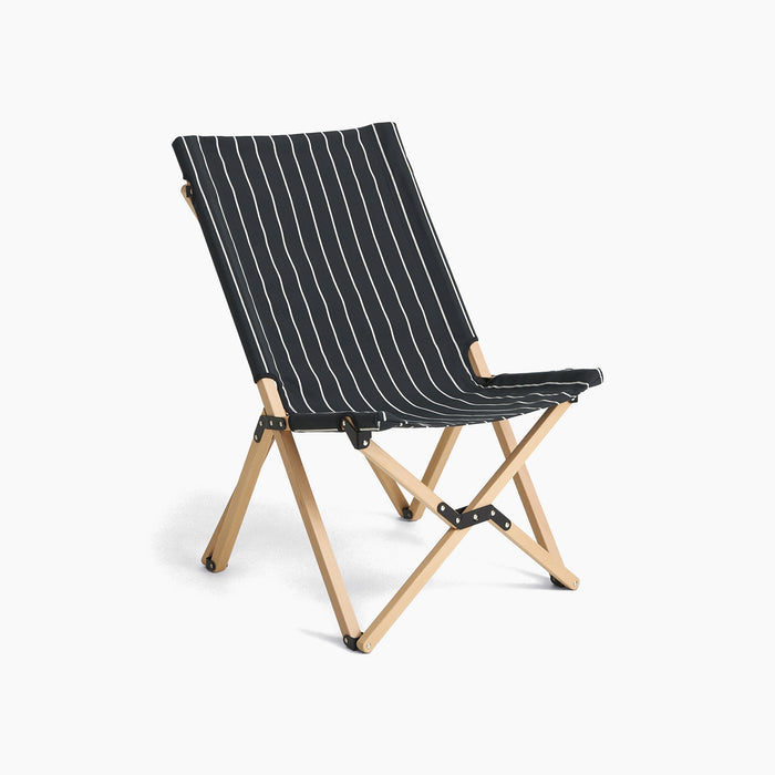 Black with beige stripe
