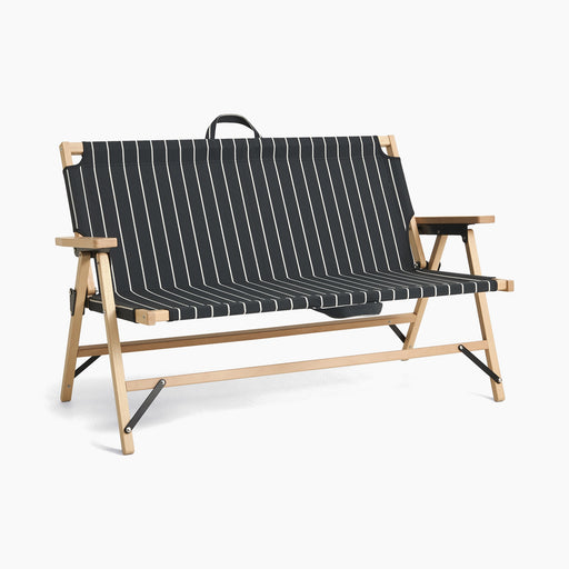 Black with beige stripe