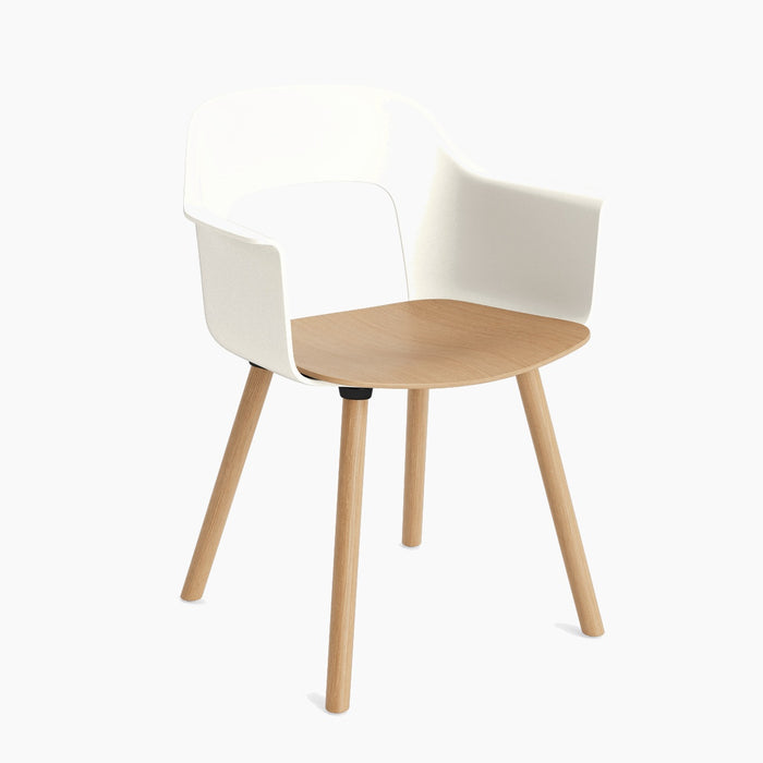 Cream white polypropylene shell