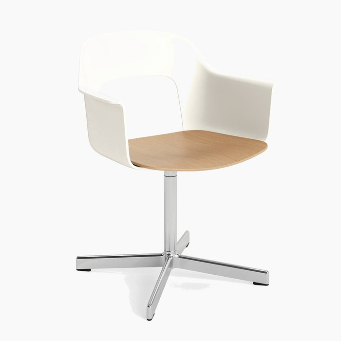 Cream white polypropylene shell