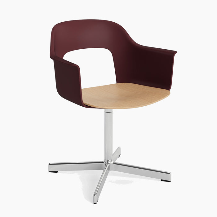 Bordeaux polypropylene shell