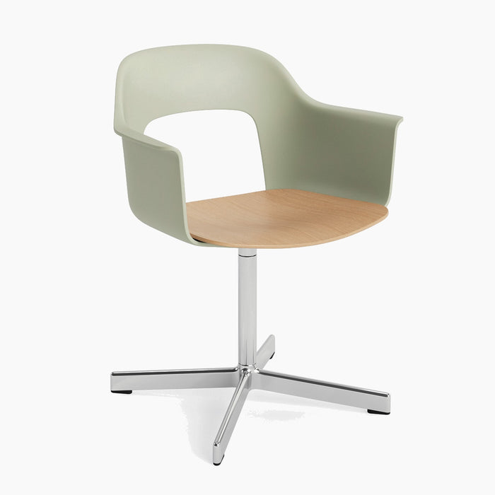 Pastel green polypropylene shell