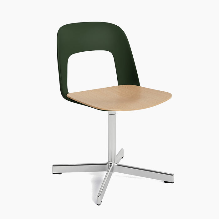 Bottle green polypropylene shell