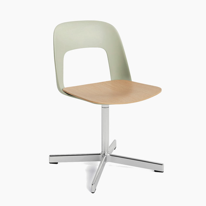 Pastel green polypropylene shell