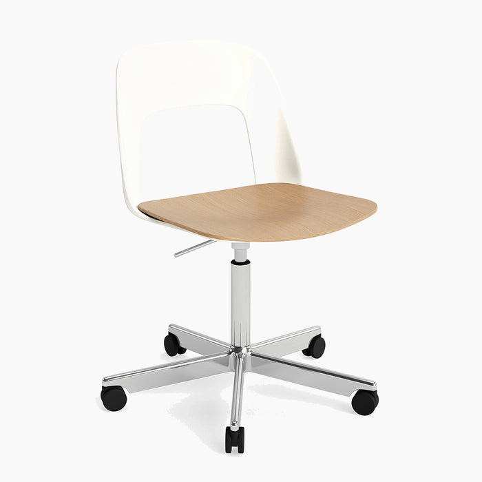 Cream white polypropylene shell