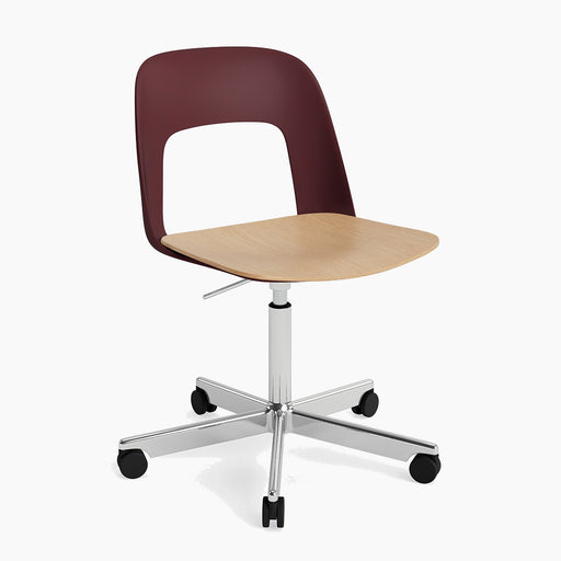 Bordeaux polypropylene shell