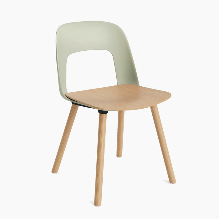 Pastel green polypropylene shell