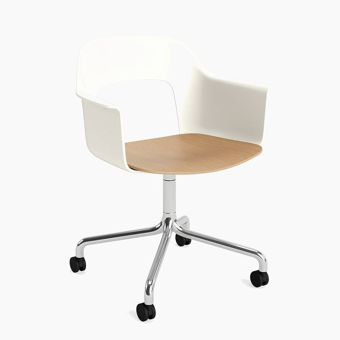 Cream white polypropylene shell