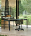 Annex Table Flush Anodized aluminium legs Anodized aluminium apron Adjustable gliders - HAY