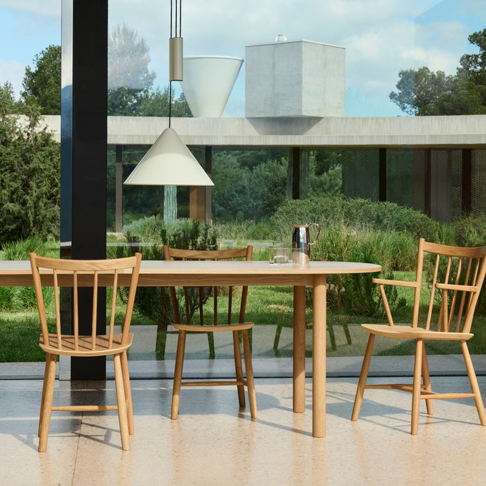 Annex Table Oblong Anodized aluminium legs Anodized aluminium apron Adjustable gliders - HAY