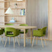 Annex Table Oblong Barn red powder coated aluminium legs Barn red powder coated aluminium apron Adjustable gliders - HAY
