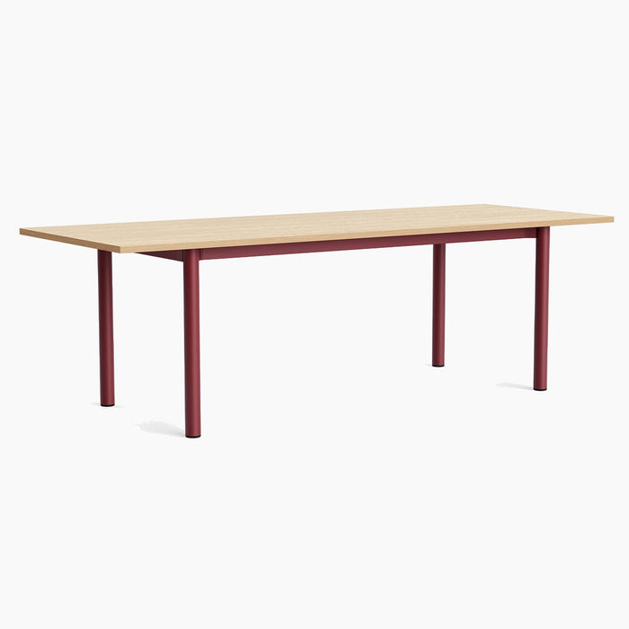 Annex Table Overhang Anodized aluminium legs Anodized aluminium apron Adjustable gliders - HAY