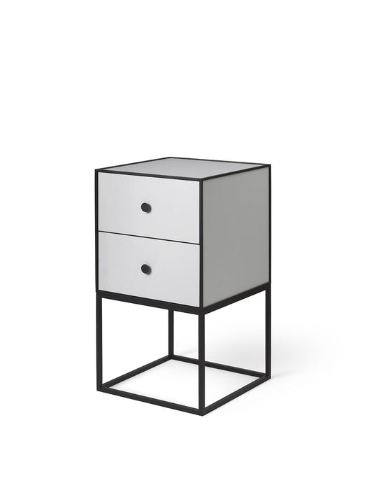 Frame Sideboard 35, light grey, with 2 drawers