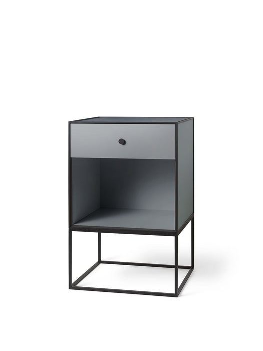 Frame Sideboard 49, Dark Grey, With 1 Drawer
