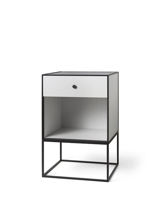 Frame Sideboard 49, Light Grey, With 1 Drawer