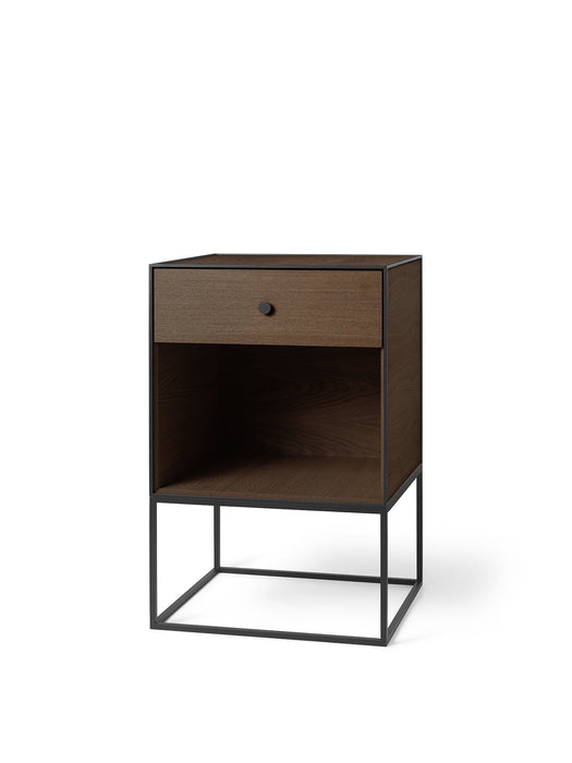 Frame Sideboard 49, Smoked Oak, With 1 Drawer