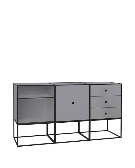 Frame Sideboard 49 Trio, Dark Grey