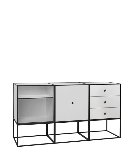 Frame Sideboard 49 Trio, Light Grey
