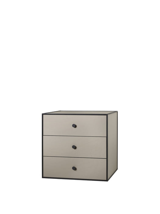 Frame 49 With 3 Drawers 42X49X49, Sand