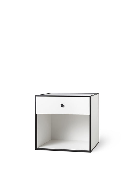Frame 49 With One Drawer, 42X49X49, White