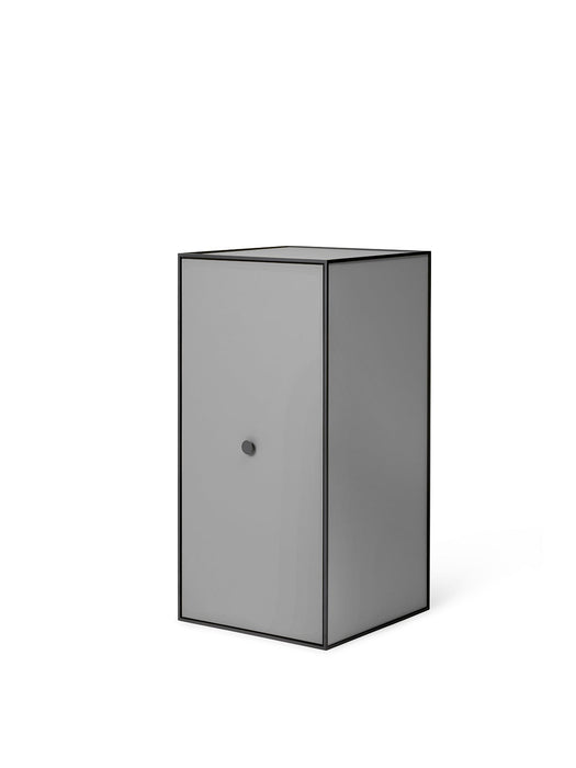 Frame 70, 35X35X70, Dark Grey Incl. Door, Incl. 2 Shelves