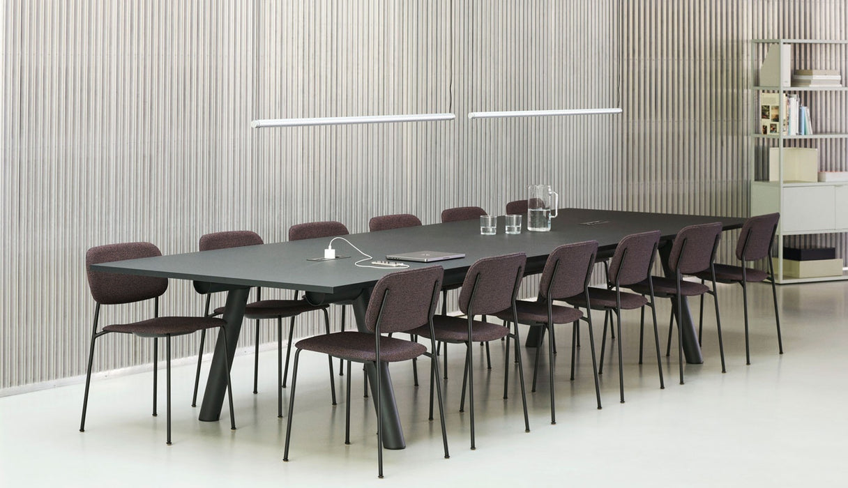 Boa Table 1100 Charcoal powder coated frame - HAY