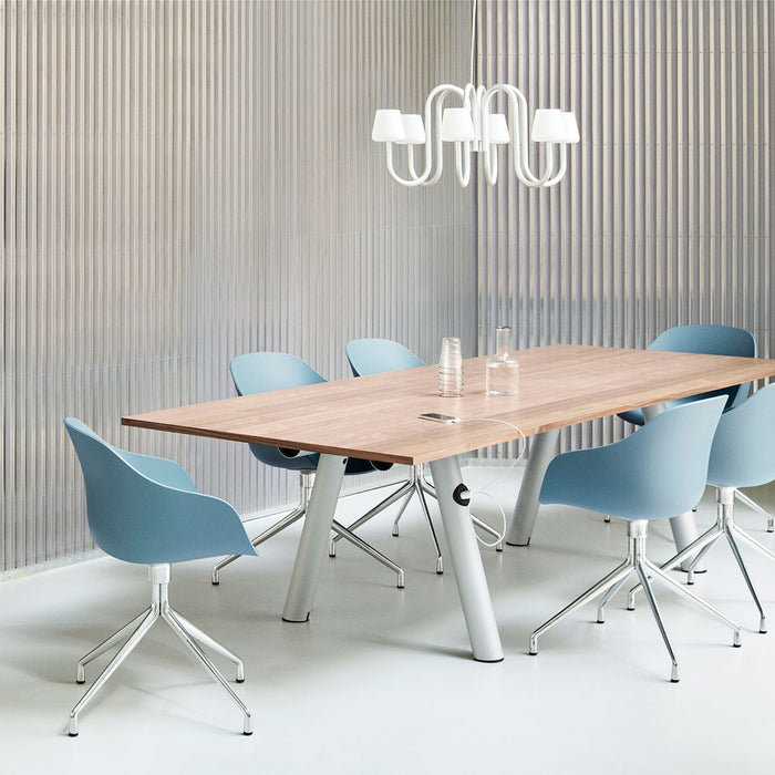 Boa Table 1100 Charcoal powder coated frame - HAY