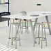 Boa Table 1100 Barn red powder coated frame - HAY