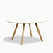 CPH25 Table Bordeaux water-based lacquered oak frame - HAY