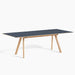 CPH30 Extendable Table Black water-based lacquered oak frame - HAY