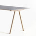 CPH10 Desk Black water-based lacquered oak frame - HAY